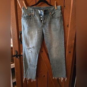 ✨️ 501s - Levi's Blue Distressed Women's Jeans ✨️